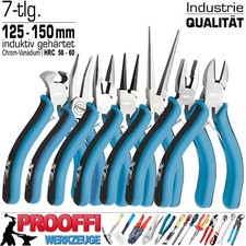 7x Profi Feinmechaniker Zangen
