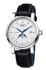 Mühle Glashütte Herrenuhr Automatik Teutonia IV Mondphase Sichtboden M1-44-05-LB