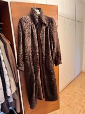 Eleganter Damen-Persianer- und Echtleder-Wendemantel