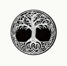 Yggdrasil Lebensbaum Schwarz