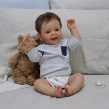 Realistische Reborn Baby Puppe Mädchen (Vinyl, 22 Zoll) – Lifelike Puppe für Kin