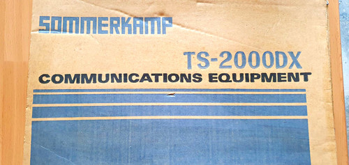 Sommerkamp 2000dx manual - sommerkamp, ts-2000dx