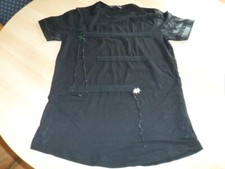 T-Shirt schwarz Gr. M mit Ketten - Cipo & Baxx
