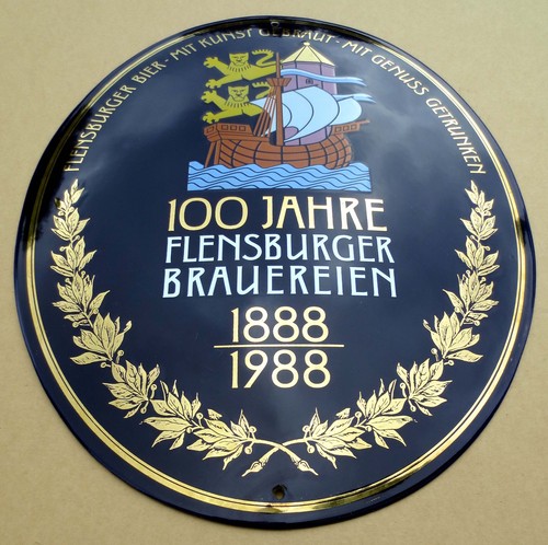 Emailschild 100 jahre - emailschild,