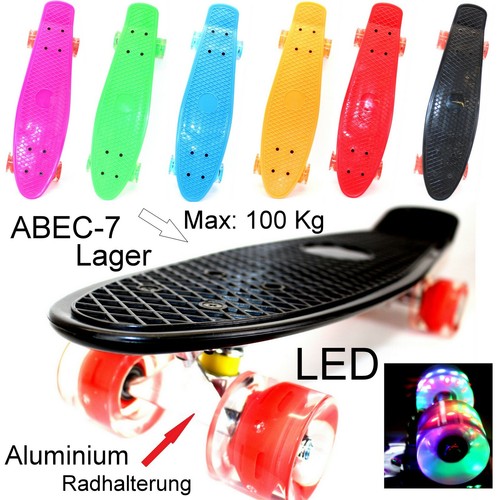 Led mini skateboard - led,