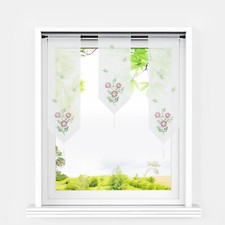 3 Stück Scheibengardinen mit