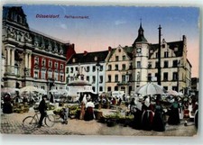 39397708 - 4000 Duesseldorf Rathausmarkt Marktszene Fahrrad Duesseldorf