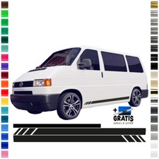 Bus Seiten-Streifen Aufkleber-Set komp. mit VW T4 Racing Clean ohne Strich