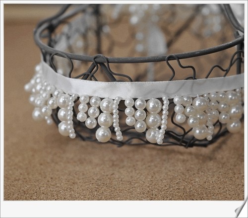 Baumelnde perle elfenbein - baumelnde,