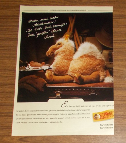 Seltene werbung vintage steiff - seltene,
