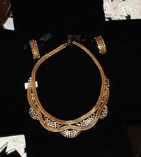 Strass-Schmuckset vintage