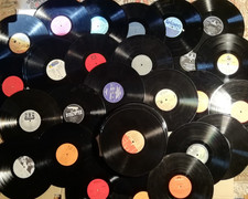 50 x 12" LP / SCHALLPLATTEN / OHNE COVERS  - DÄNISCHE LP - DEKO / BASTELN (6)