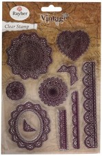 Rayher Clear Stamps Vintage