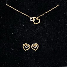 Schmuckset Kette u. Ohrringe