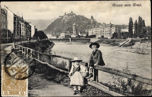 Graz steiermark junge und - ak,