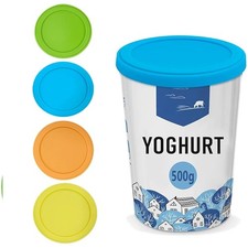 4 Stück JoghurtDeckel