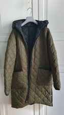 ZARA Wende Stepp Mantel Jacke