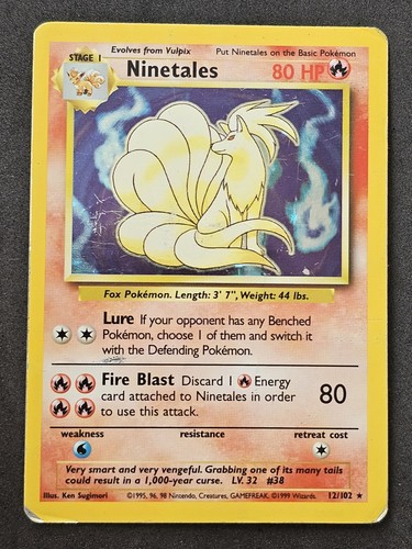 Pokémon ninetales 102 base - pokémon,