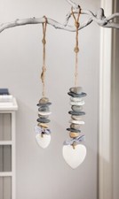 Deko-Hänger "Steinherz" 2er