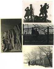 4x Orig. Foto Gebirgsjäger