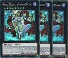 yugioh 3x Gimmick-Marionette Fantasix Machinix INFO-DE042 SUPER RARE DEUTSCH