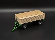 Siku Farmer 1:32 2551 Zweiachsanhänger Zweichachser BEIGE / GRÜN selten RAR
