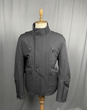 Versace Collection Vintage Herren Schwarz Motorrad Multipocket Jacke Gr.54