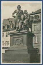 Hanau am Main Brüder Grimm-Denkmal, ungebraucht (AK2183)