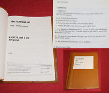 Magirus 320 D 20 FAT 6x6 LKW 7 t Prüfanleitung TDv Teil 8 Bundeswehr