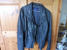 Cecil Lederjacke dunkelgrau