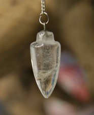 Edelstein Pendel aus Bergkristall