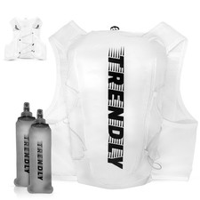 Trendly Laufweste für Damen & Herren mit  2×500ml Flaschen atmungsaktiv & leicht