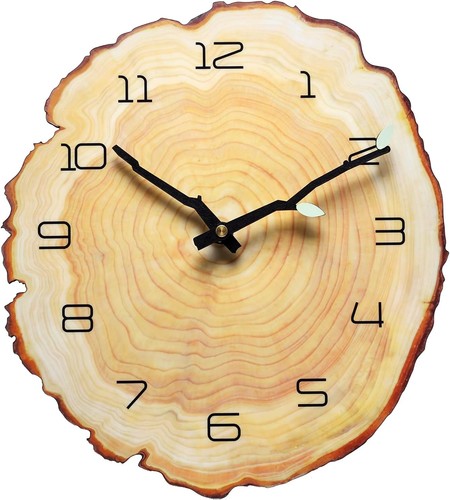 Wanduhr zoll holz quarzuhr - holz,