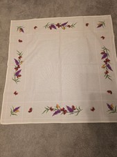 tischdecke handarbeit stickerei - Neu -Unbenutzt - 86cm x 86cm