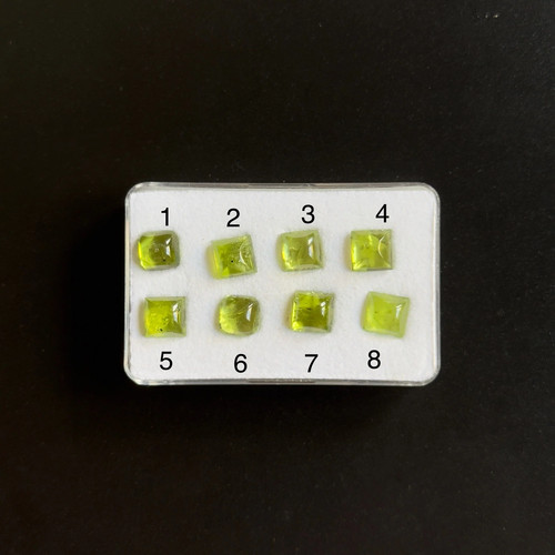 Spring green peridot square - green,