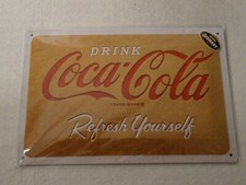 Coca-Cola Blechschild - Drink