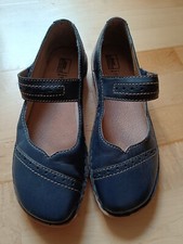 Easy Street Riemen Ballerinas Schuhe Pumps Gr.7, 40 Blau Trachten Schuhe Leder