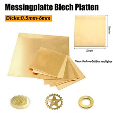 Messingblech Dicke 0.5mm-6mm