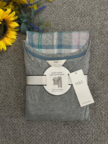 Neu damen grau mix t - m&s, t-shirt