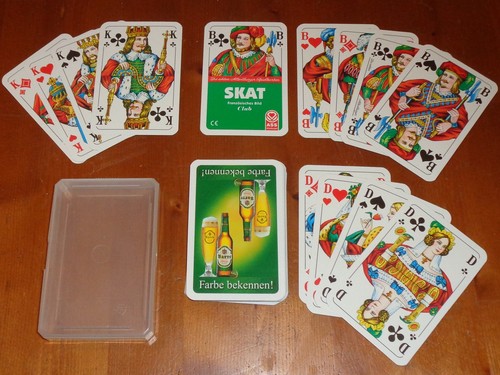 Skat spielkarten barre brau - -,