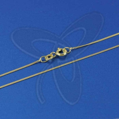 Panzerkette flach 333 gold - flach,