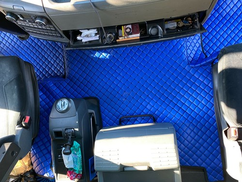 Lkw luxus fußmatten blau für - fußmatten,