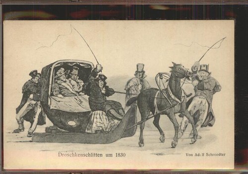 Berlin city droschke 1830 - berlin,