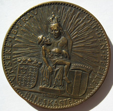 Marienbild von Blieskastel 1930 Karl Goetz Medaille Original Selten fast St.!