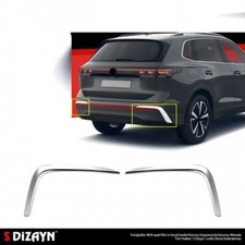 Chrom Auspuff Attrappen leiste