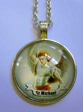 Halskette Sankt St. Michael Necklace  Heiliger Erzengel