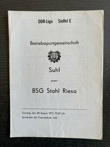 Ddr liga bsg - ddr-liga, 77/78