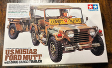 Tamiya 1:35 35130 U.S. M151A2 Ford MUTT with M416 Cargo Trailer - rar und ovp