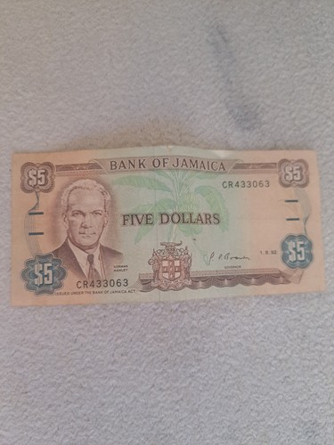 Jamaika dollar 70 1991 - 5,