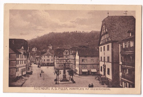 Rotenburg fulda 1928 - rotenburg, a.